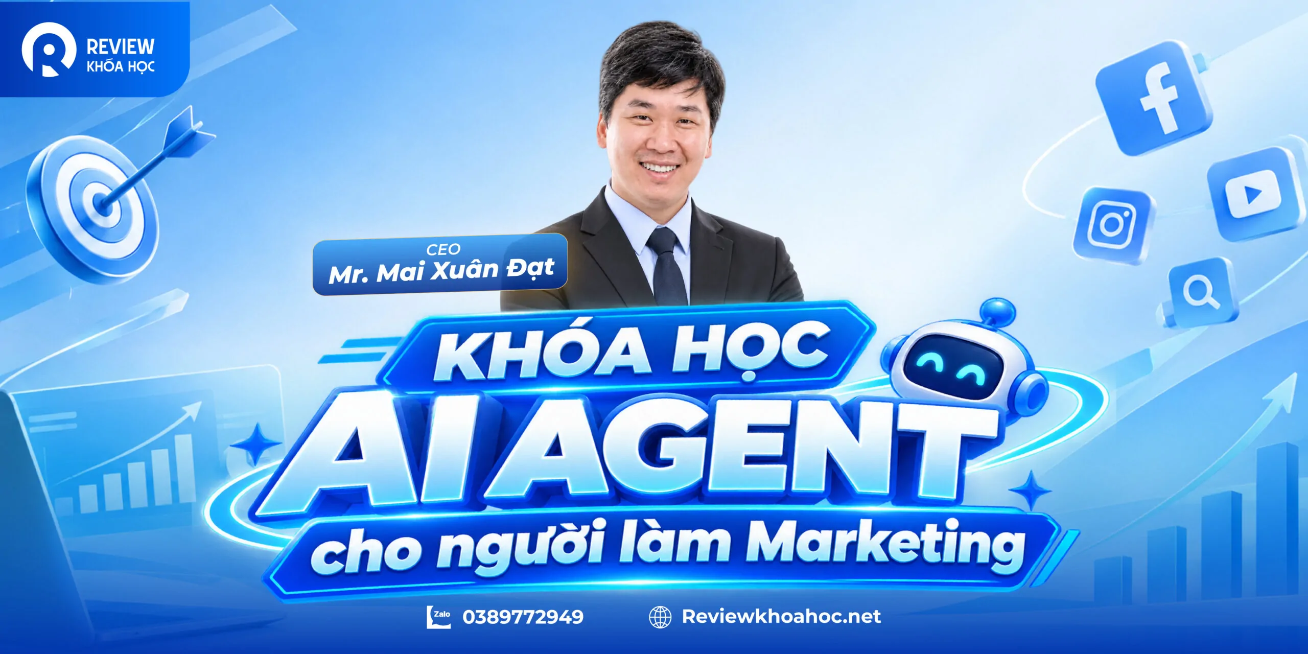 Reviewkhoahoc. Net - chia sẻ nhiều khóa học miễn phí, khóa học mới, khóa học hay 3 Anh banner chu nhat lon khoa hoc ai agent cho nguoi lam marketing mr. Mai xuan dat scaled