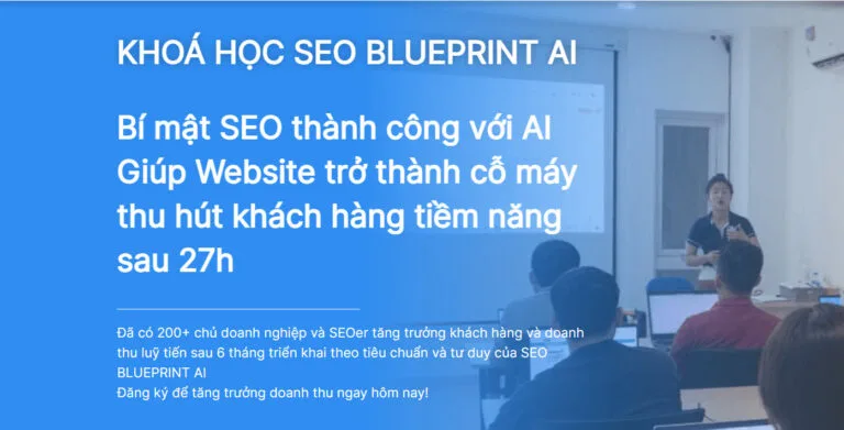 Combo khóa học seo blueprint ai từ gtv seo