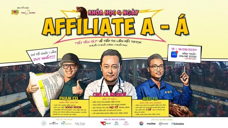 Chia sẻ miễn phí – khóa học affiliate tiktok từ a đến á – tất tần tật về tiếp thị liên kết tiktok cùng phạm củ + chú cá review + hiếu cb