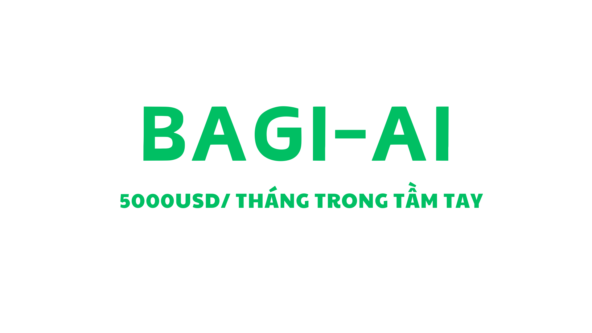 Khóa học Xây kênh Youtube với AI kiếm 5000$/ tháng cùng Bagi Academy