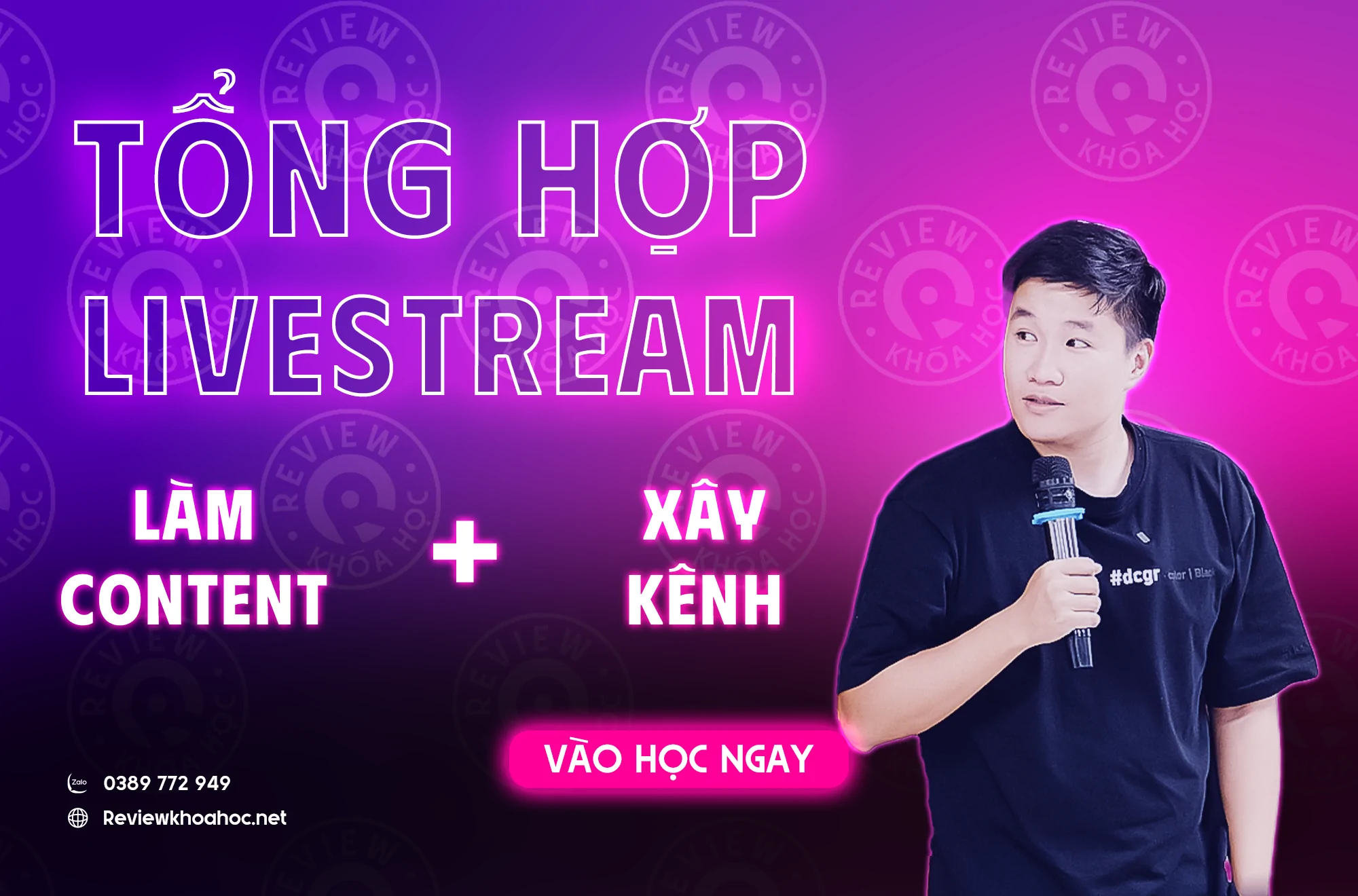 Tổng hợp Livestream Làm Content & Xây Kênh Của Duy Muối