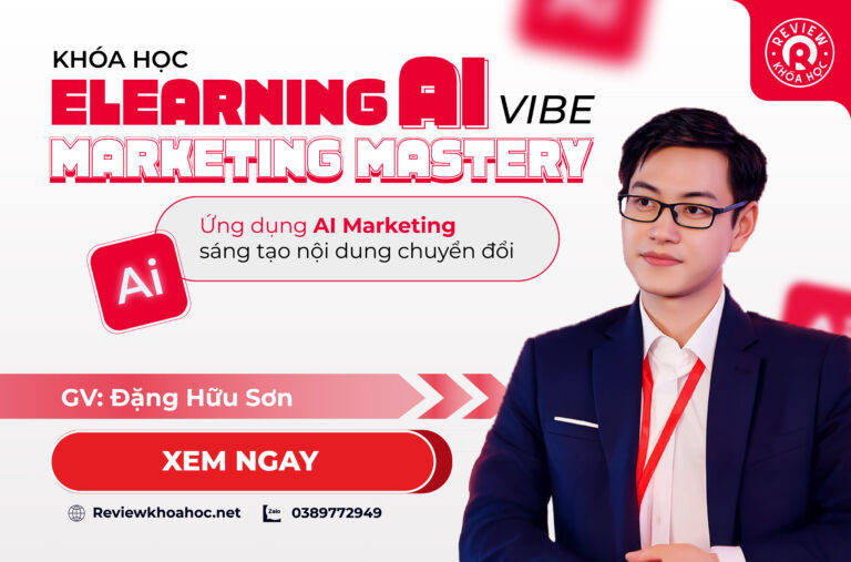 Khoá elearning ai vibe marketing mastery
