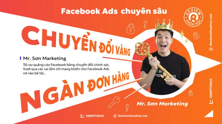 Khóa học chuyển đổi vàng tối ưu quảng cáo facebook bằng chuyển đổi chính xác – sơn marketing