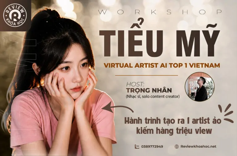 Workshop tiểu mỹ virtual artist ai số 1 việt nam - host trọng nhân