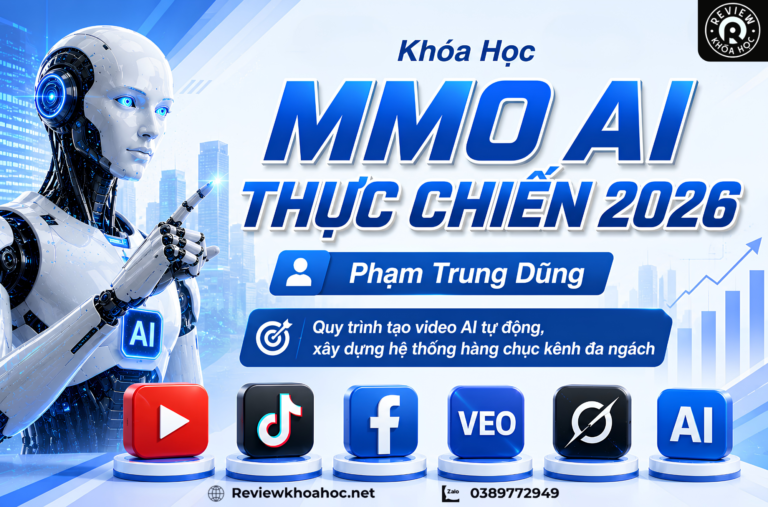 Khoá học khóa học mmo ai thực chiến 2026- phạm trung dũng