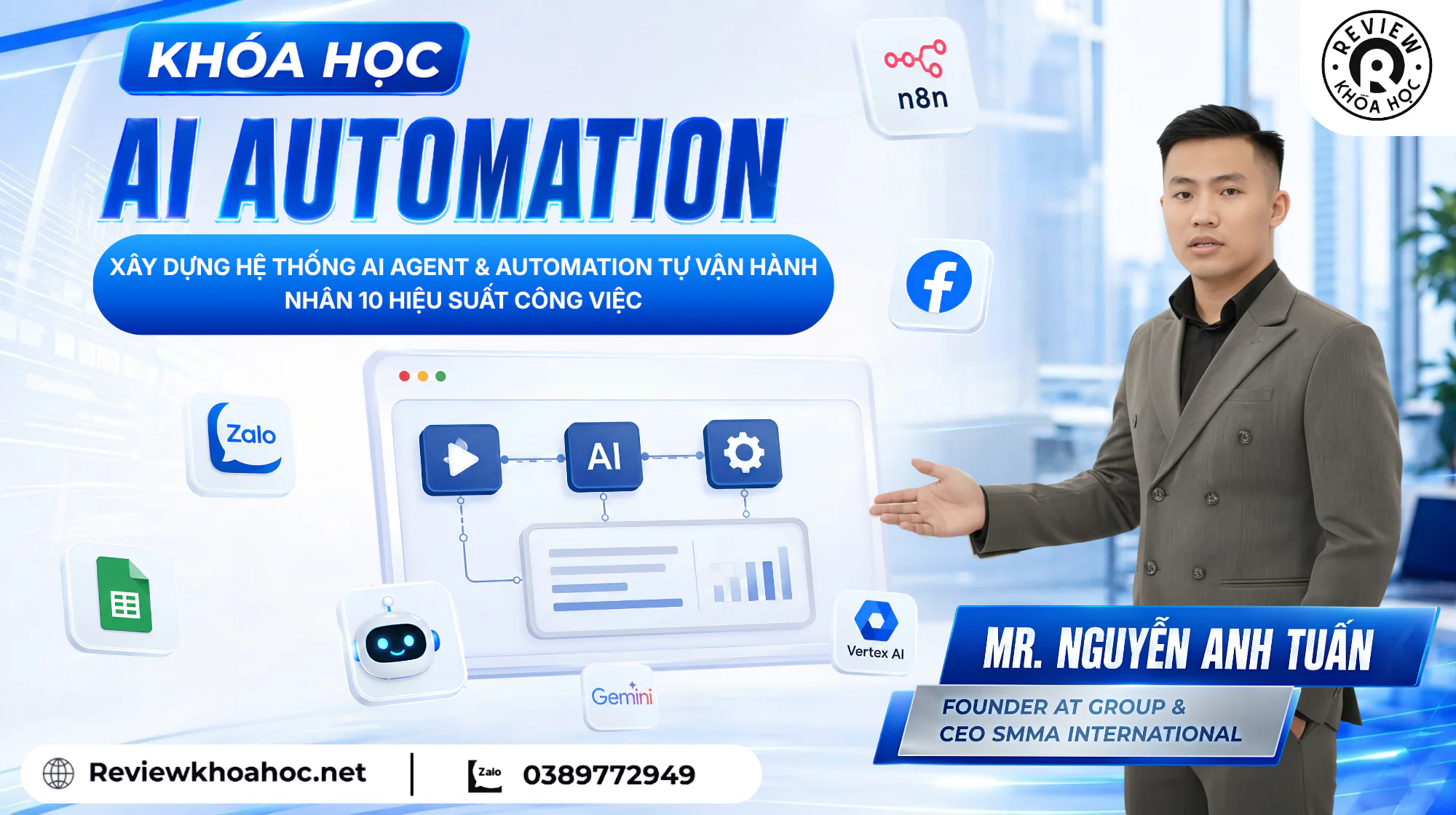 Khóa học ai automation – mr. Nguyễn anh tuấn