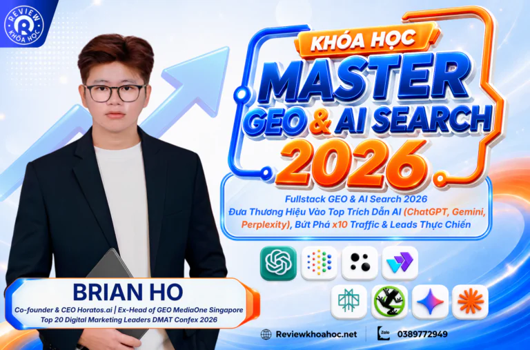 Ảnh bài viết - khóa học master geo & ai search 2026 – brian ho