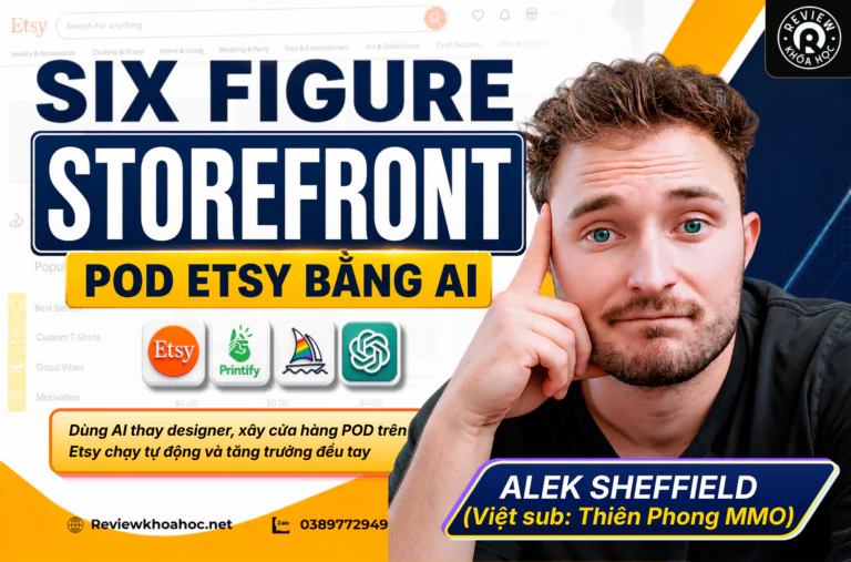 Khóa học etsy pod bằng ai alek sheffield
