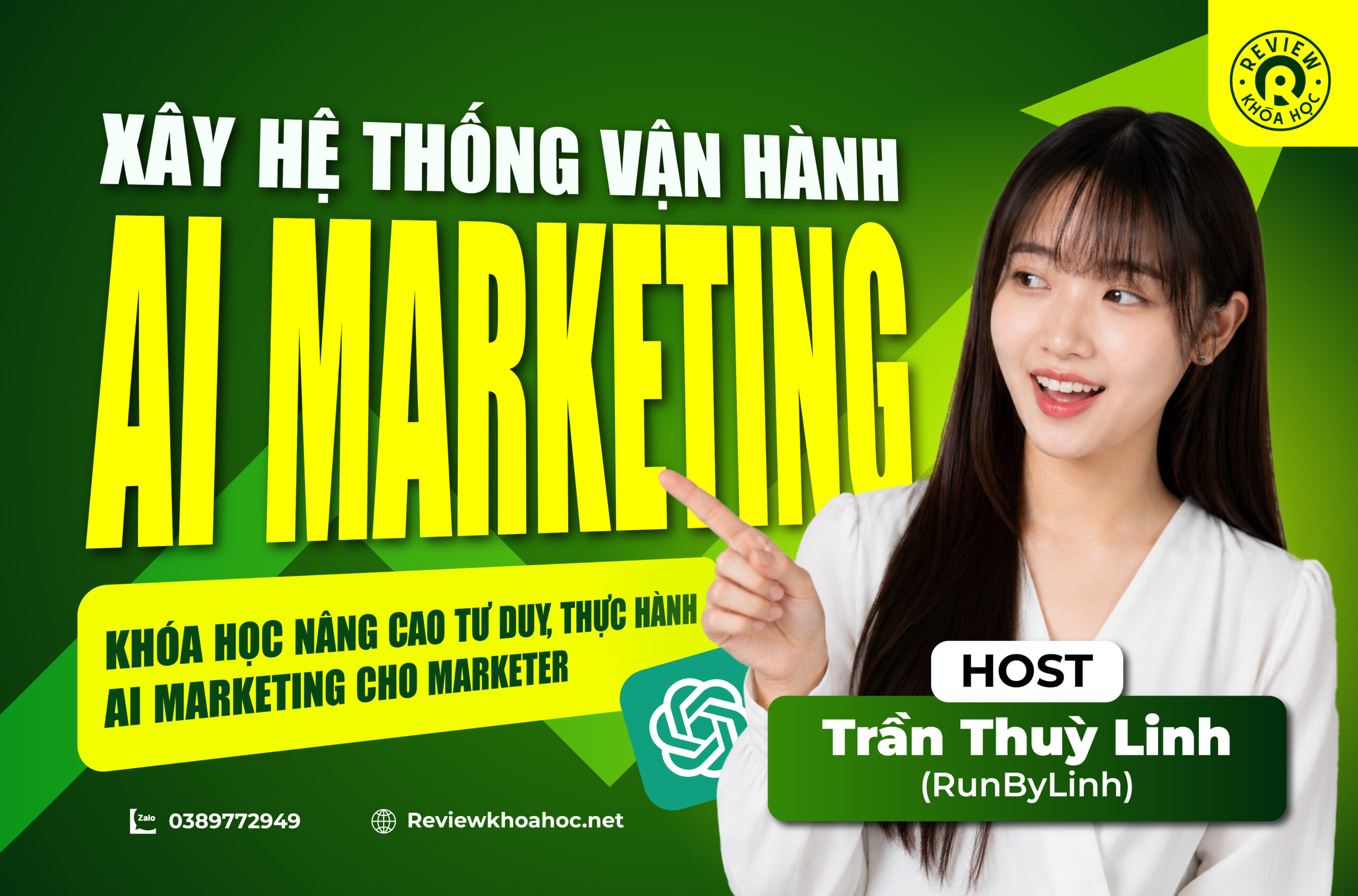 Khóa học xây hệ thống vận hành ai marketing - trần thuỳ linh (runbylinh) - khoá học nâng cao tư duy & thực hành ai marketing cho marketer 1 Anh bai viet xay he thong van hanh ai marketing tran thuy linh runbylinh scaled
