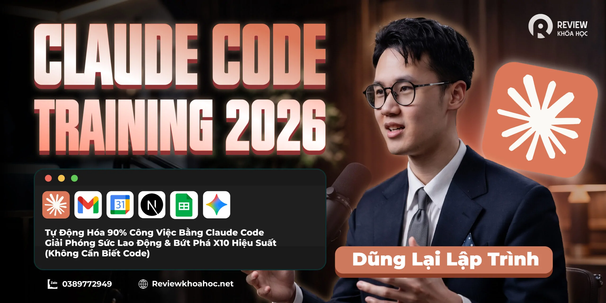 Anh banner chu nhat lon claude code training 2026 dung lai lap trinh scaled