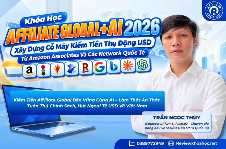 Ảnh bài viết- Khóa Học Affiliate Global + AI 2026_ Xây Dựng Cỗ Máy Kiếm Tiền Thụ Động USD Từ Amazon Associates Và Các Network Quốc Tế - Trần Ngọc Thùy