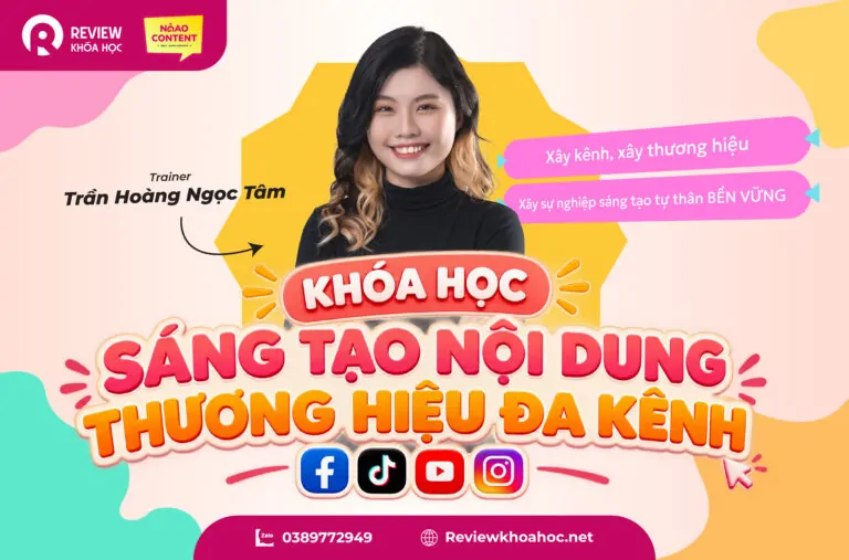 Khóa Học Sáng Tạo Nội Dung Thương Hiệu Đa Kênh Mới Nhất 2026 – Ngáo Content