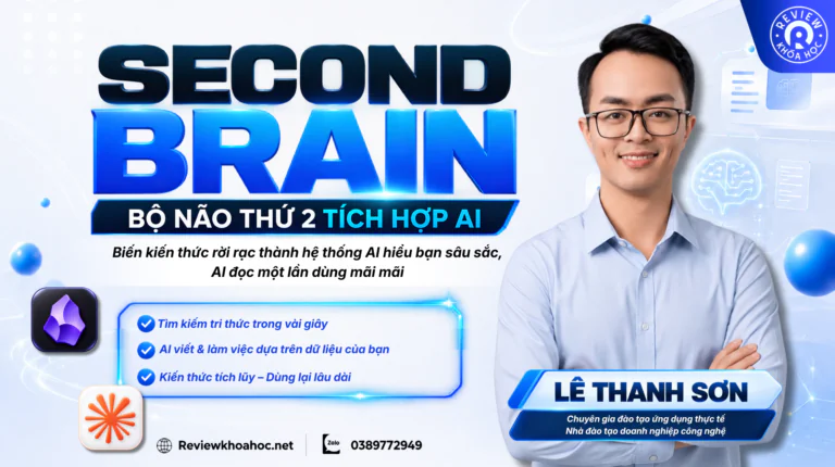 Khóa Học Second Brain – Bộ Não Thứ 2 – Lê Thanh Sơn